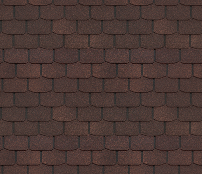Гибкая черепица DÖCKE PIE КРОНА КОРИЧНЕВЫЙ