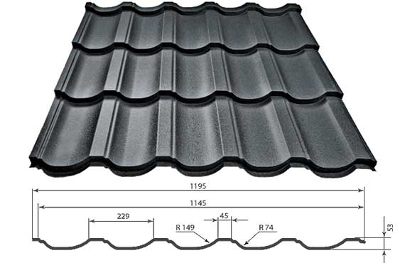 Металлочерепица «Модерн»