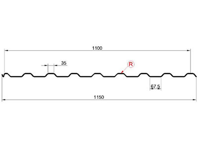 Профилированный лист МП-20
