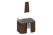 Держатель трубы на кирпич 